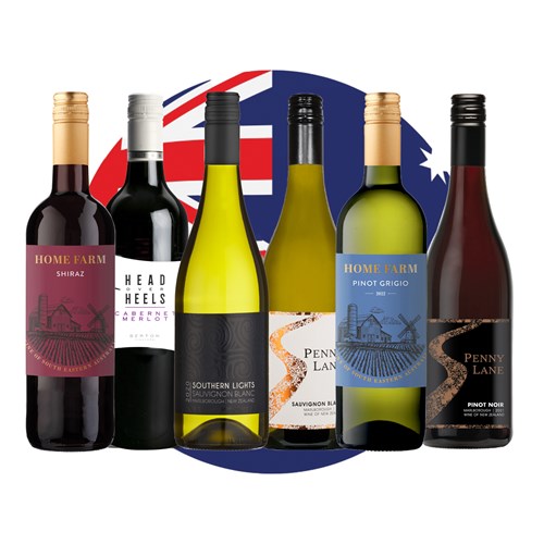 Experience Australia And New Zealand Wine Case of 6